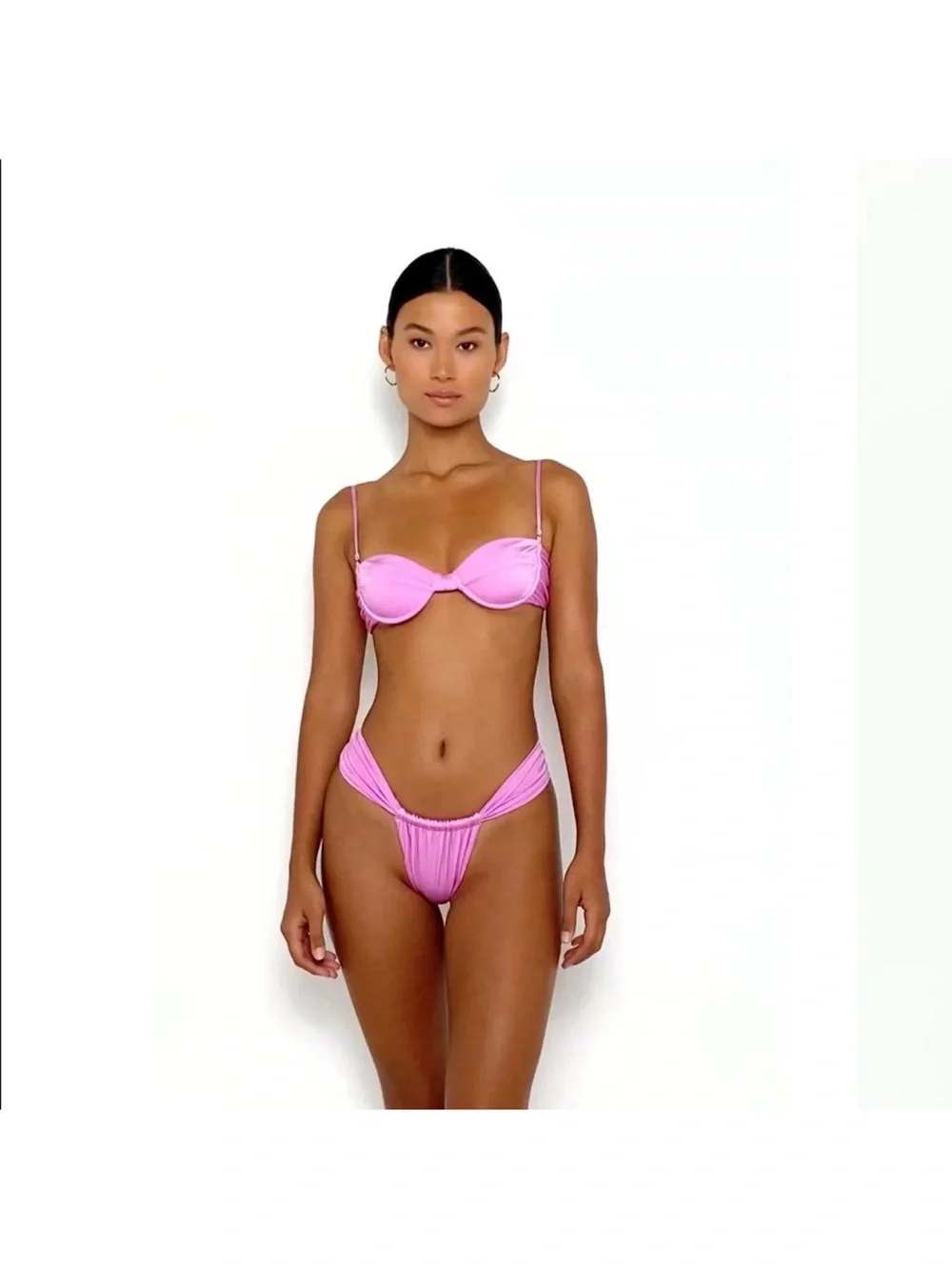 SOMMER SWIM THE SADIE BOTTOM IN PROFUMO PINK - Picture 12 of 12